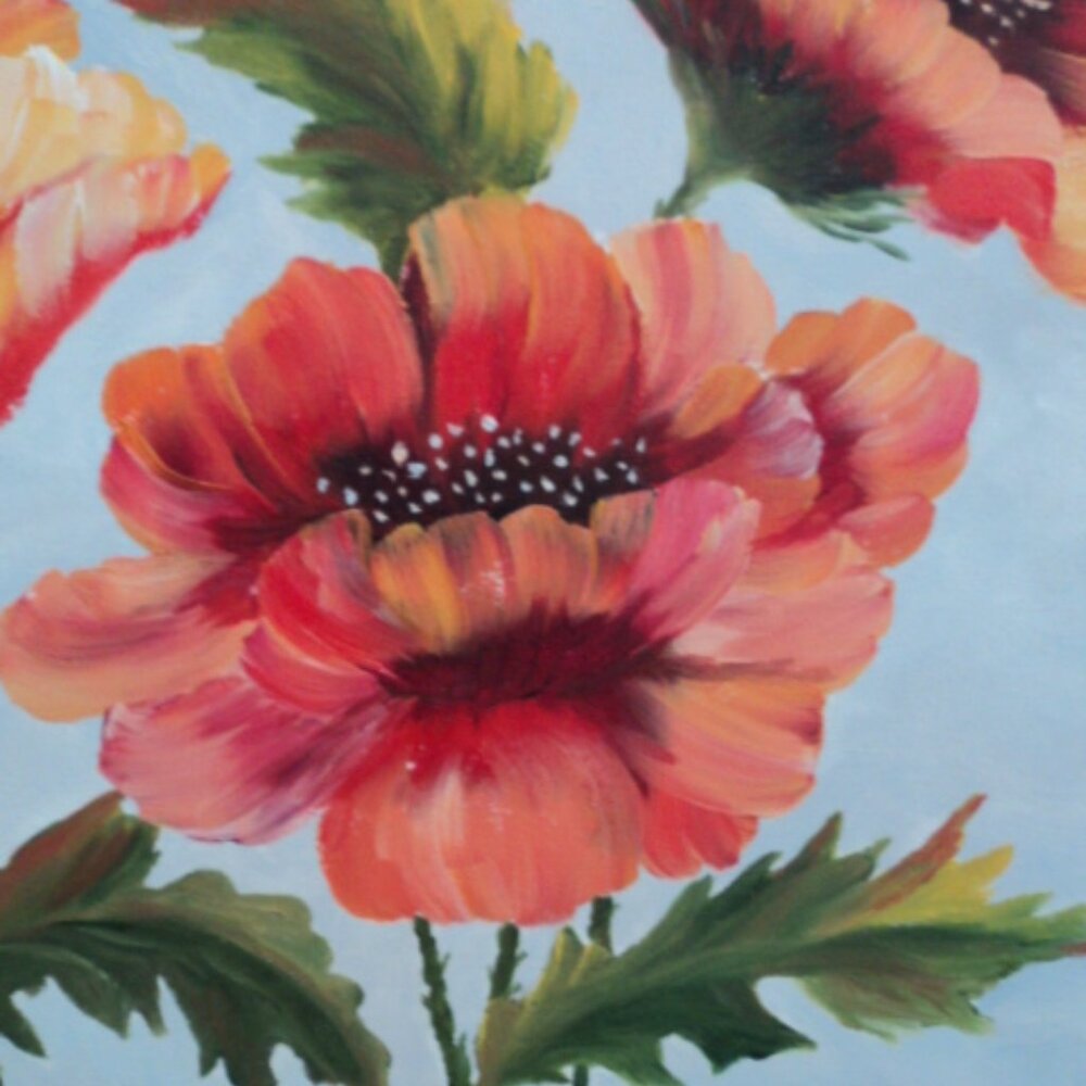 vintage oil/acrylic painting~signed - Picture 3 of 10